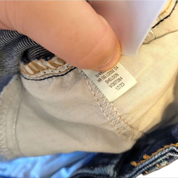 Old Navy Women's Dark Wash High Rise O.G. Loose Jeans Size 6 - Picture 6 of 6